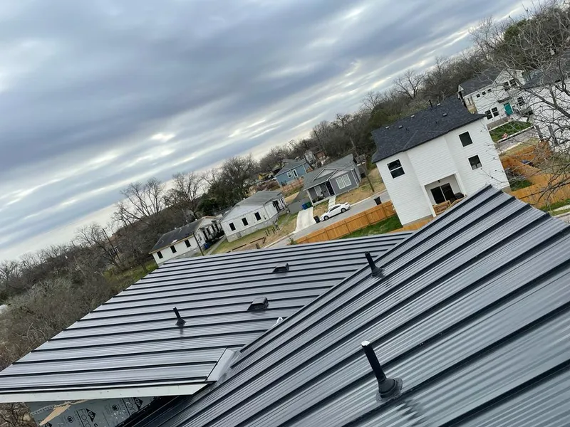 Standing seam metal roof panels with vents for Skylight Repair in Silverdale